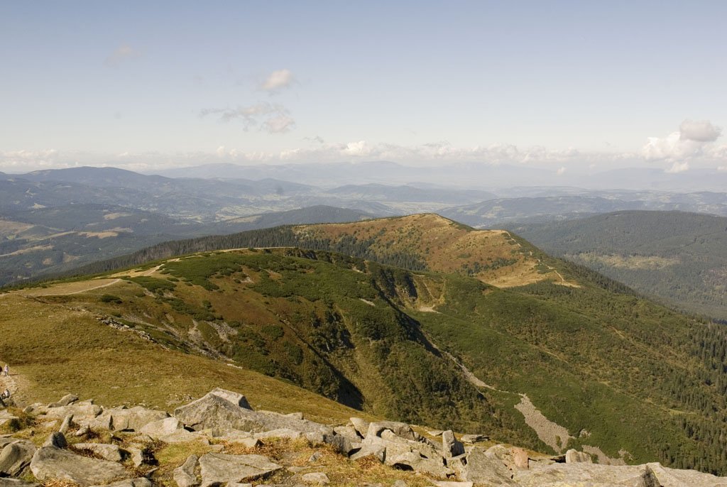 Mała Babia Góra - Panorama ze szczytu Babiej Góry