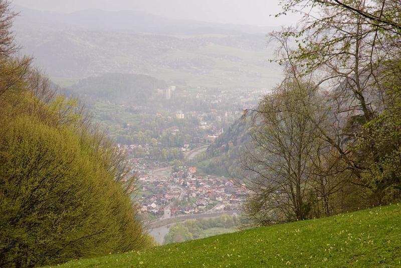 271.jpg - Szczawnica - Panorama z Sokolej Perci