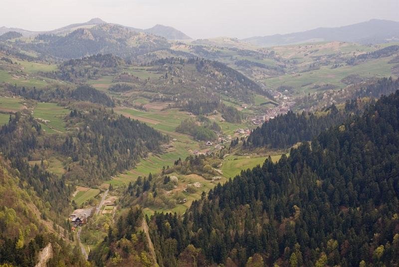 296.jpg - Wieś Leśnica - Panorama z Sokolicy