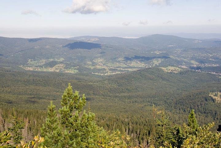 0094.jpg - Panorama na Zawoje i Beskid Makowski