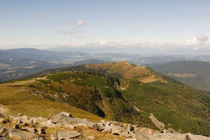 0204.jpg - Mała Babia Góra - Panorama ze szczytu Babiej Góry